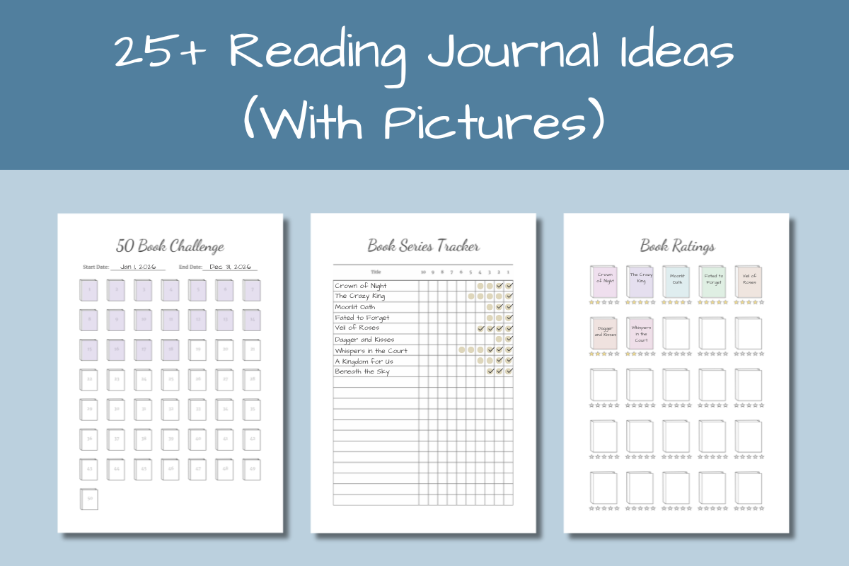 25+ Reading Journal Ideas with pictures